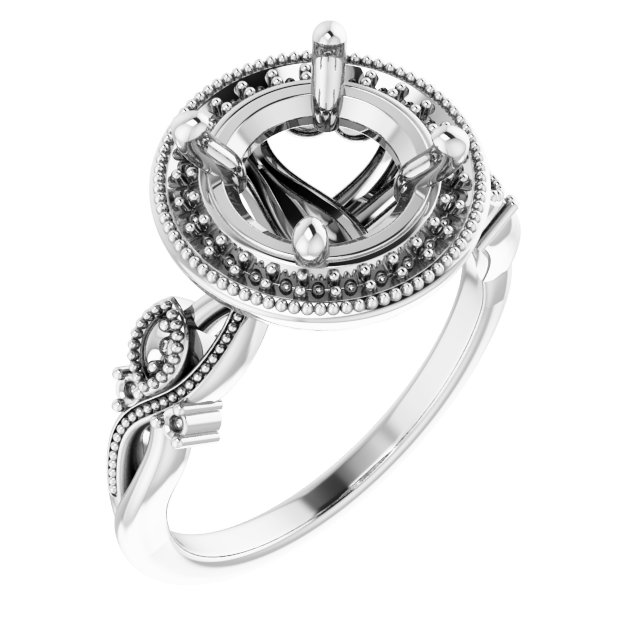 Halo-Style Engagement Ring