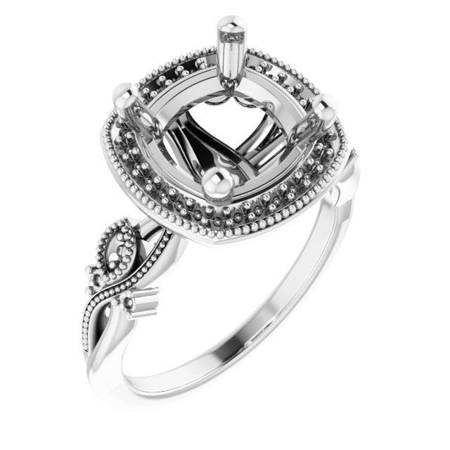 Halo-Style Engagement Ring