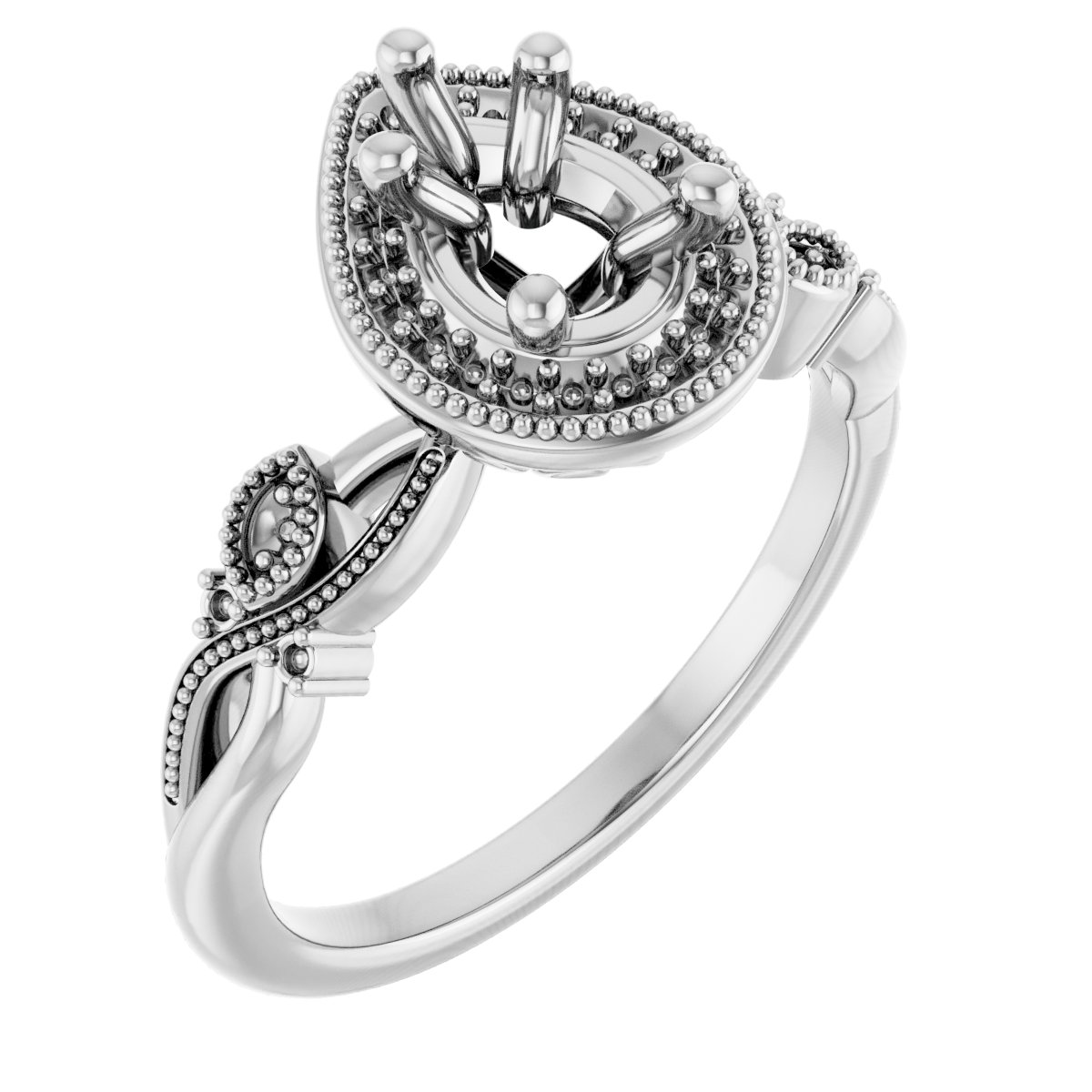 Halo-Style Engagement Ring