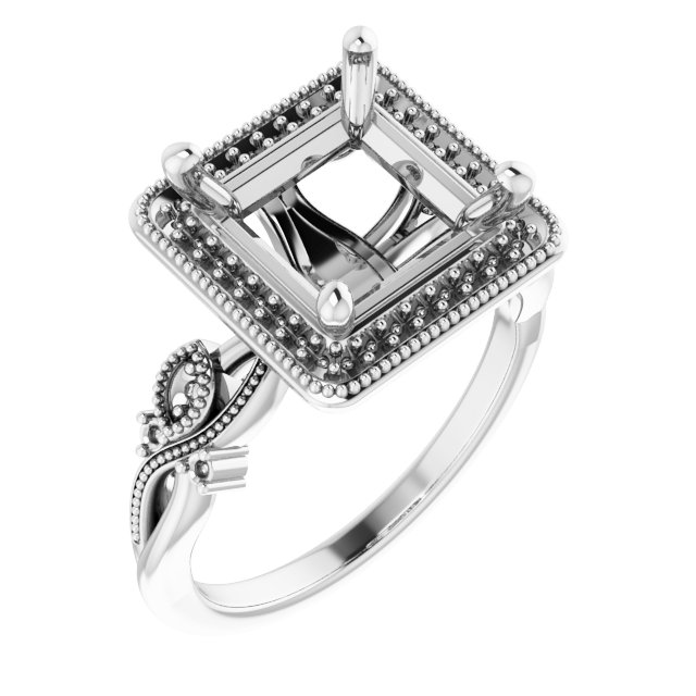 Halo-Style Engagement Ring