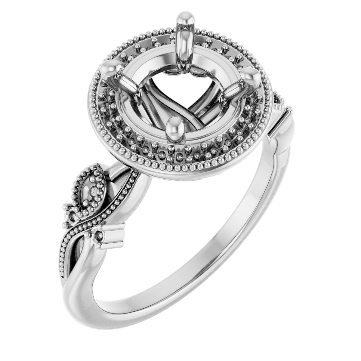 Halo-Style Engagement Ring