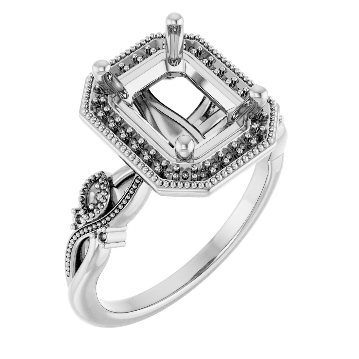 Halo-Style Engagement Ring