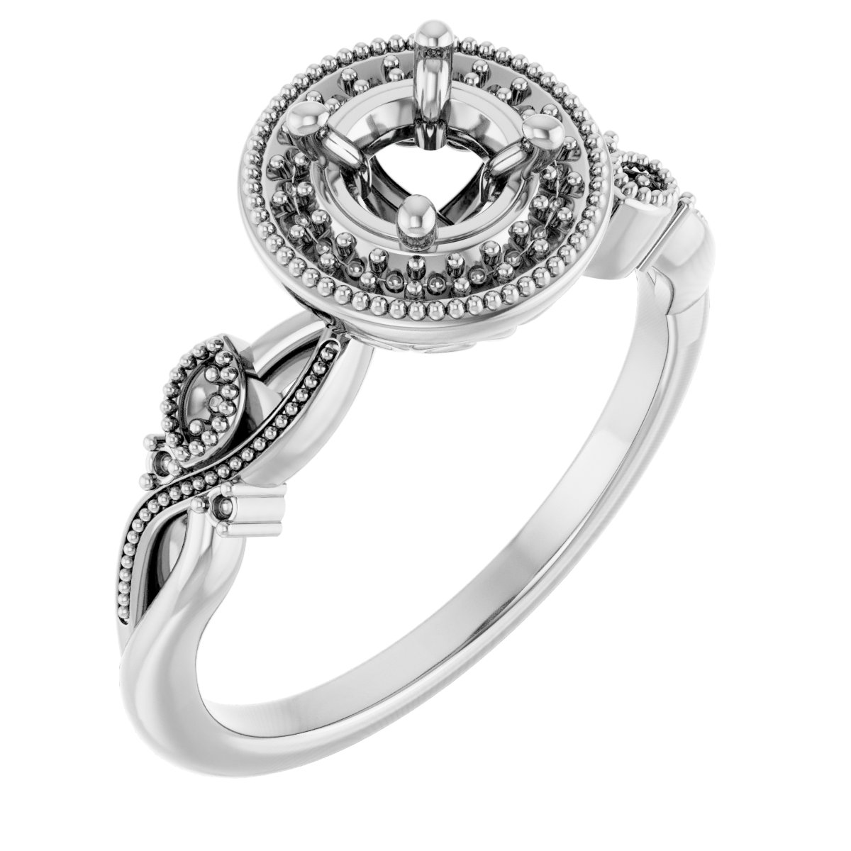Halo-Style Engagement Ring
