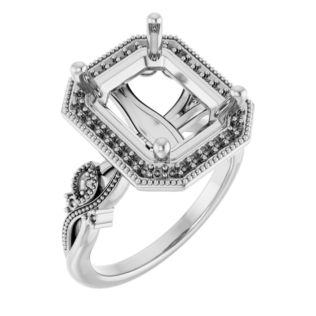 Halo-Style Engagement Ring