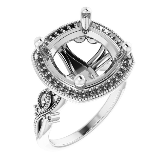 Halo-Style Engagement Ring