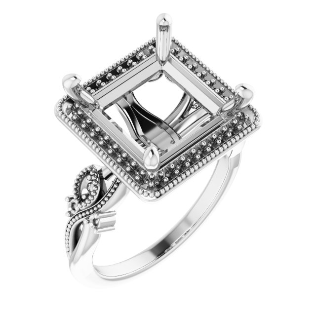 Halo-Style Engagement Ring