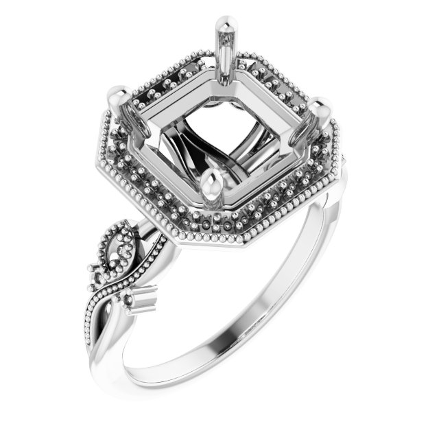 Halo-Style Engagement Ring