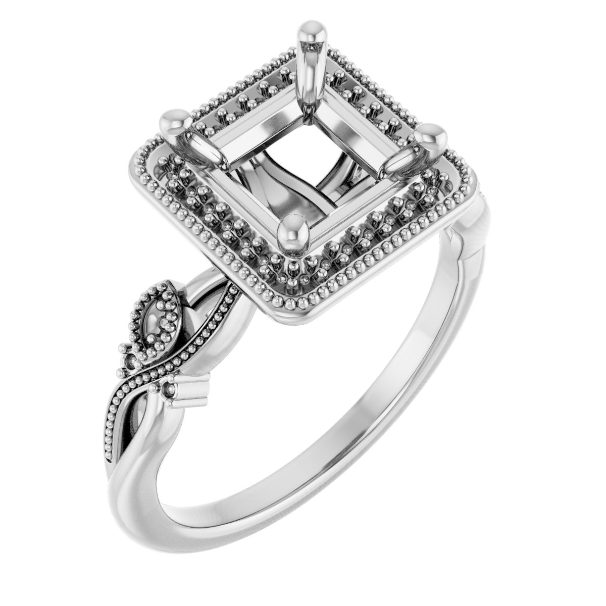 Halo-Style Engagement Ring