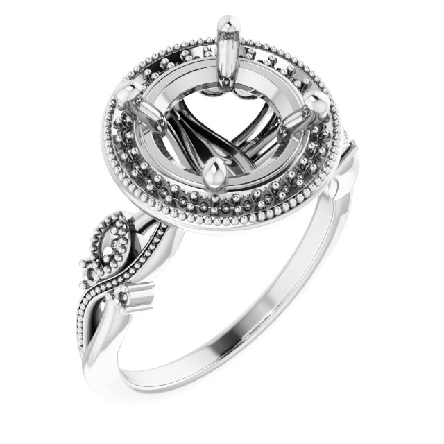 Halo-Style Engagement Ring