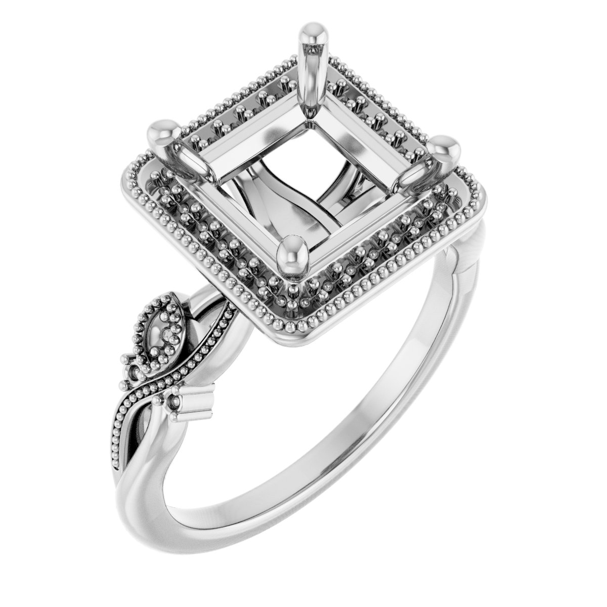 Halo-Style Engagement Ring