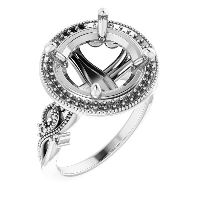 Halo-Style Engagement Ring