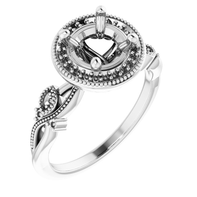 Halo-Style Engagement Ring