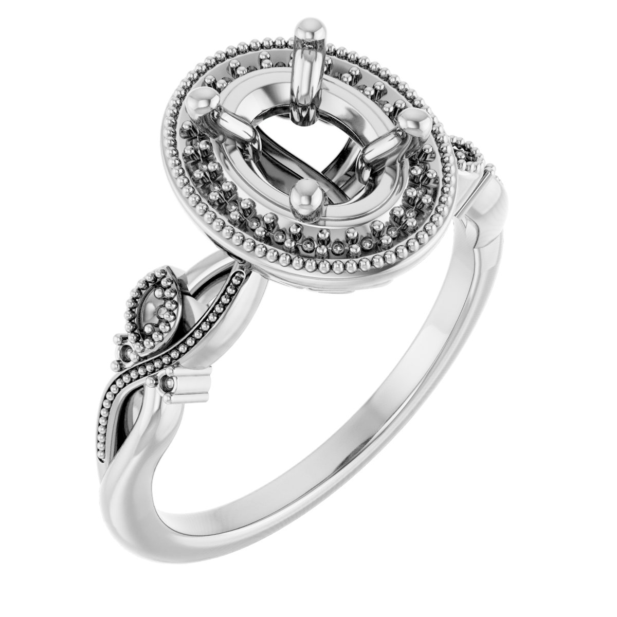 Halo-Style Engagement Ring
