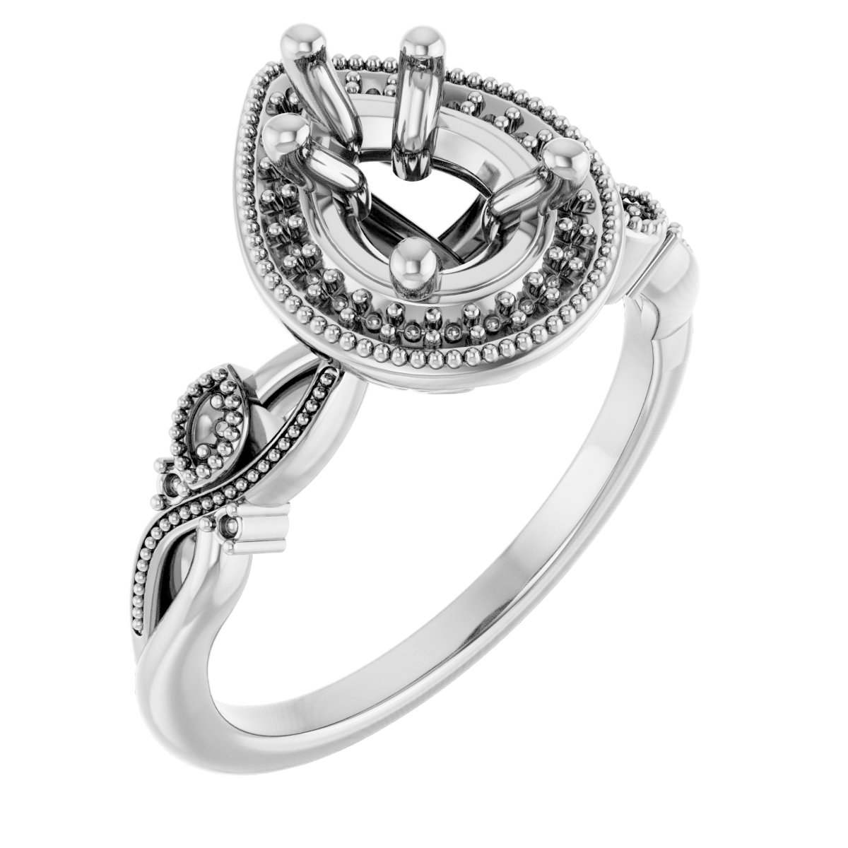 Halo-Style Engagement Ring