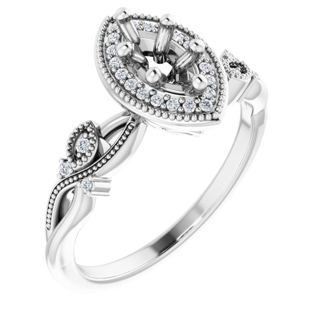 14k White Gold