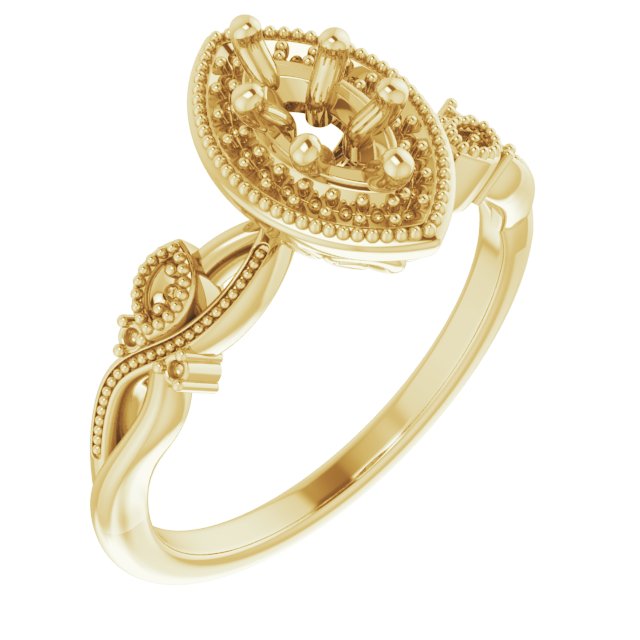 14k Yellow Gold