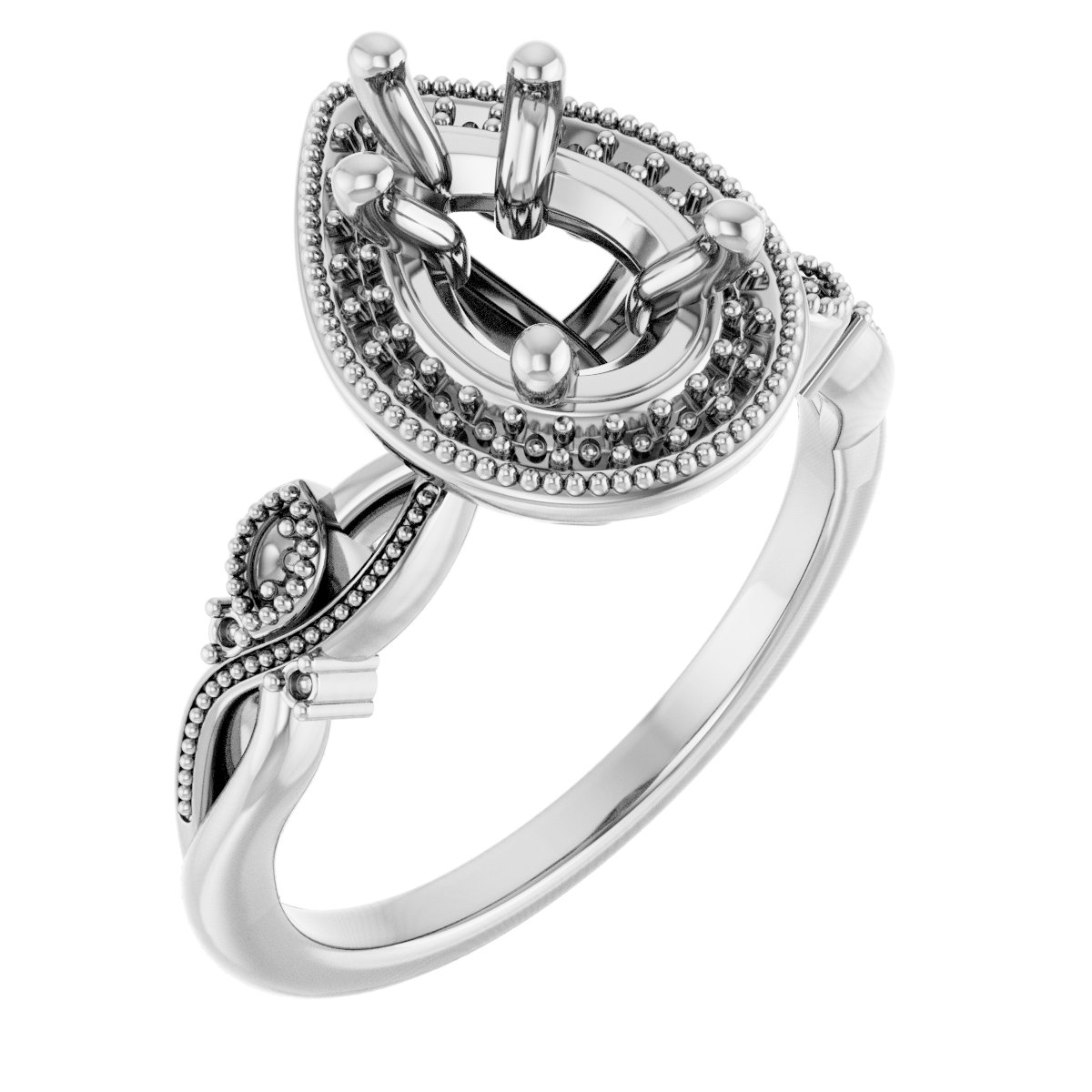 Halo-Style Engagement Ring