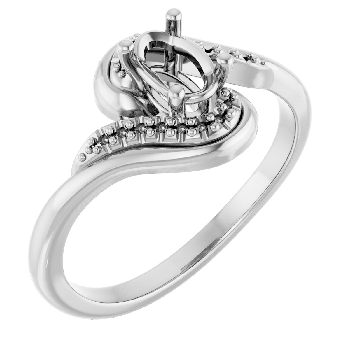 14k White Gold