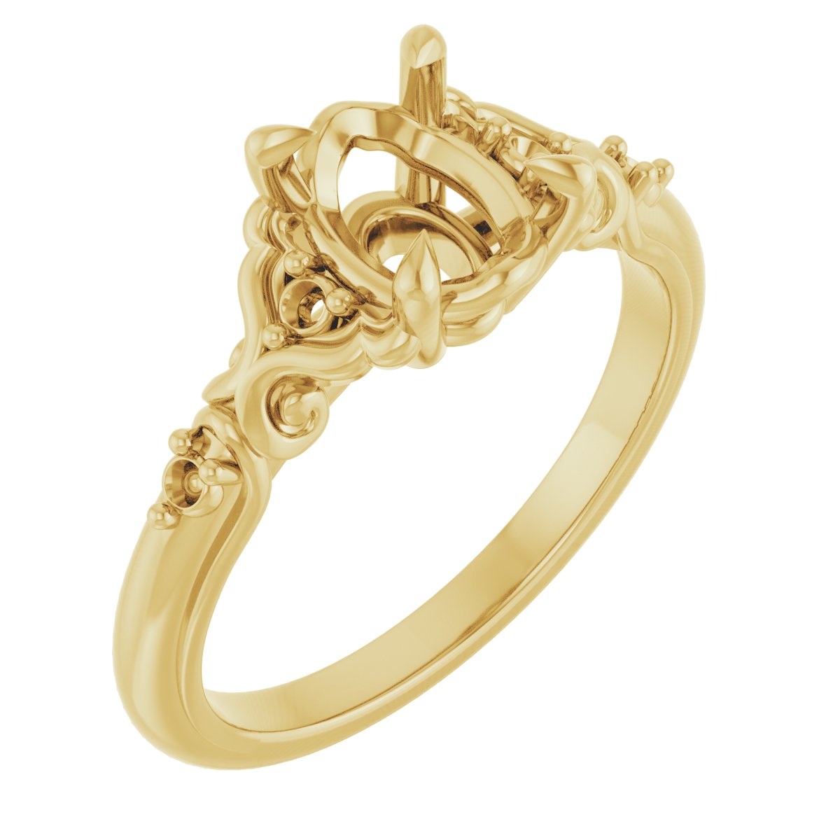 Sculptural Engagement Ring