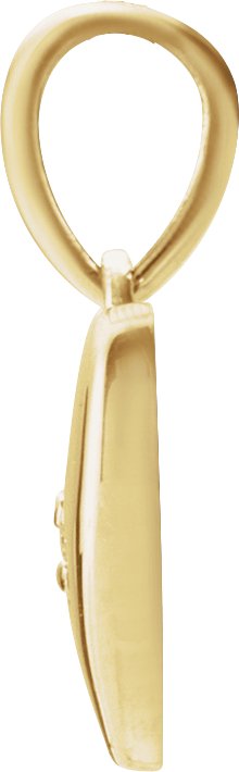 Alternative view of Accented Heart Necklace or Pendant