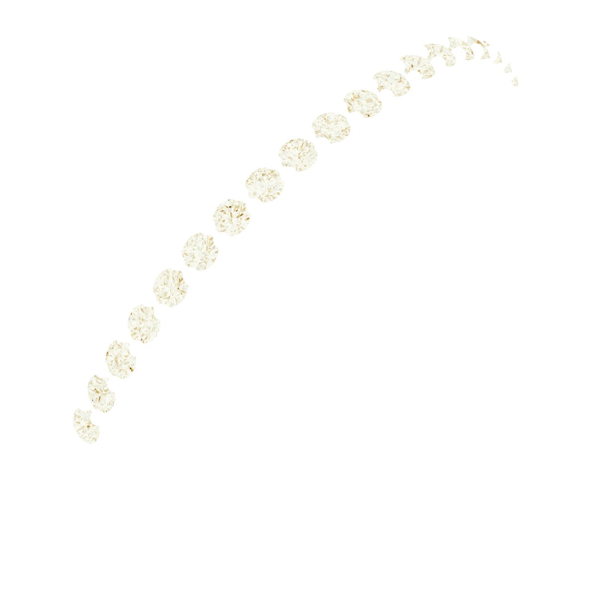 14K Yellow 1/8 CTW Natural Diamond Criss Cross Ring