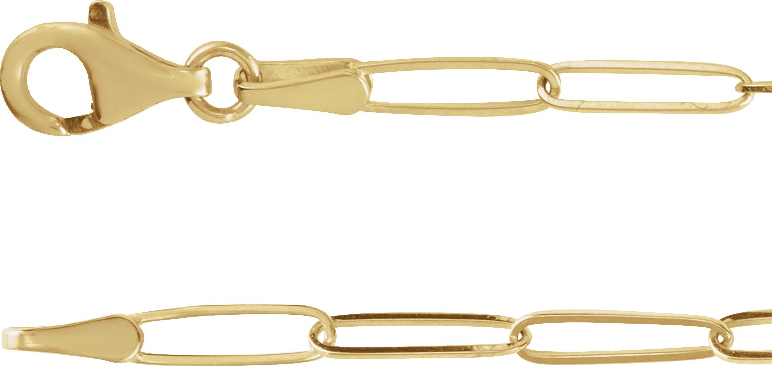 14K Жълто злато Accented  Сърце 7" Bracelet Монтаж