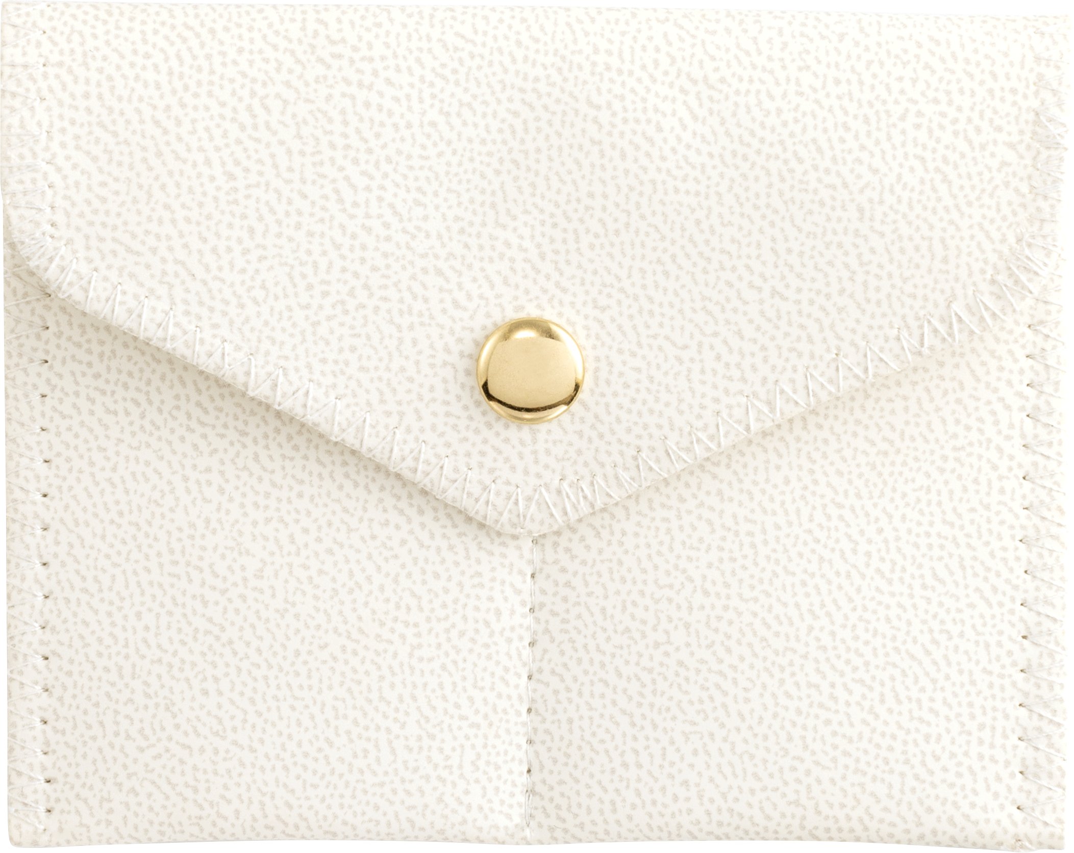 Leatherette Snap Closure Pouch with Insert