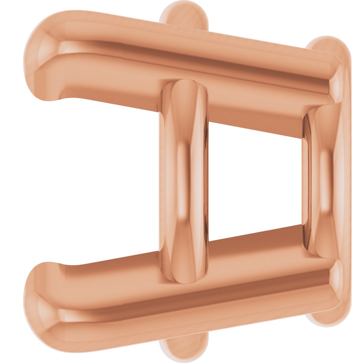 Round 4-Prong Earring Setting