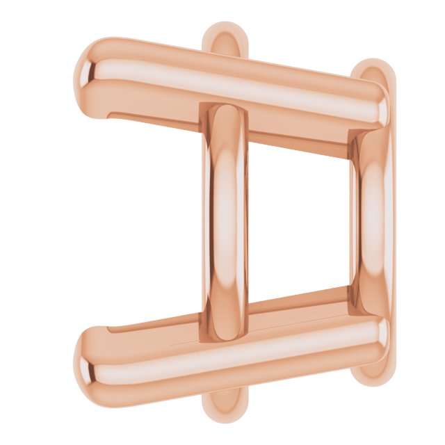 Round 4-Prong Earring Setting