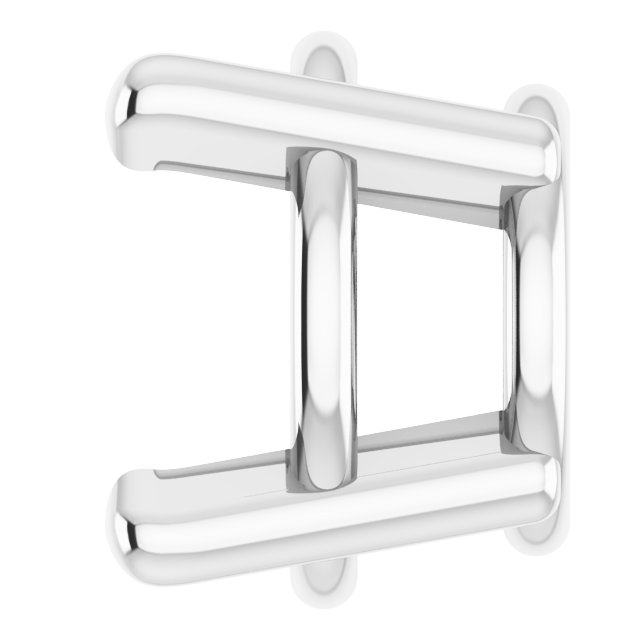 Round 4-Prong Earring Setting