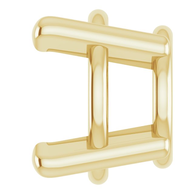 Round 4-Prong Earring Setting