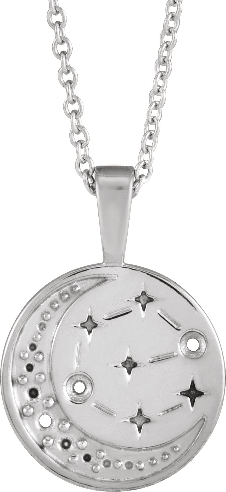 Moon & Star Family Necklace or Pendant