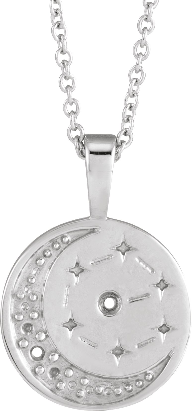 Moon & Star Family Necklace or Pendant