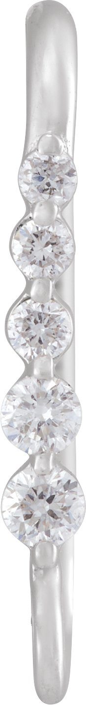 Graduated Accented Earring Top