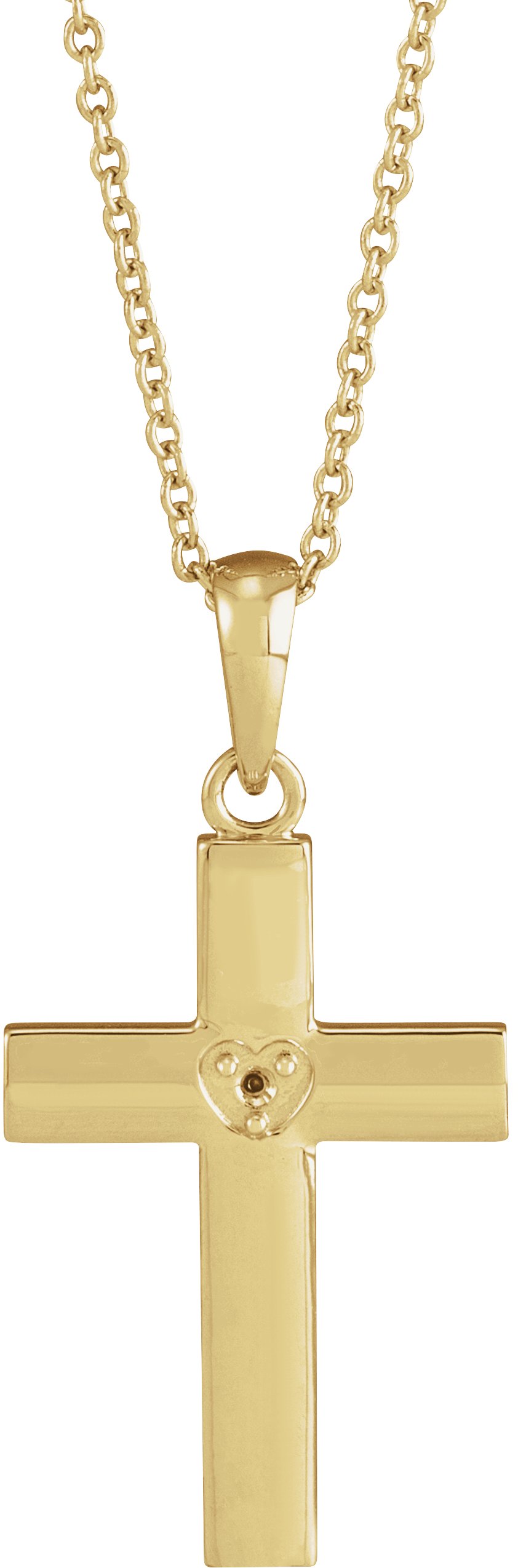 Engravable Cross Necklace or Pendant
