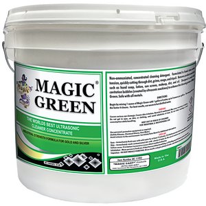 Magic Green Ultrasonic Cleaning Concentrate Powder For Gold & Silver Jewelry  - Findings Outlet