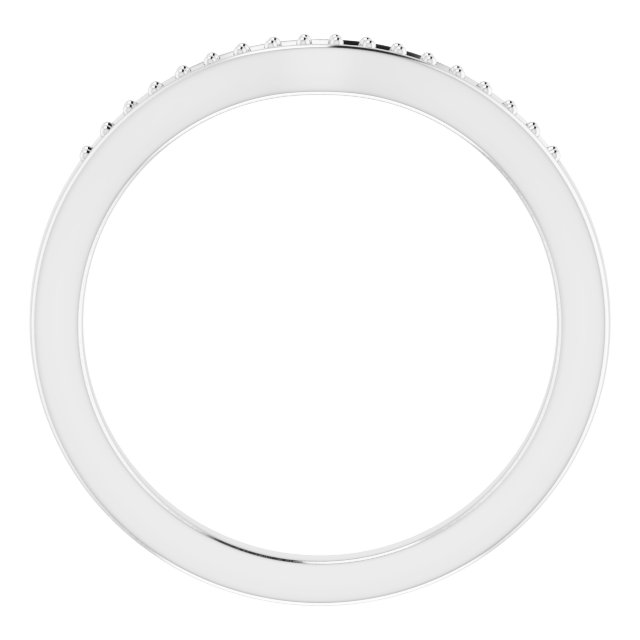 Band Mounting for 8x8 mm Square Ring view 2