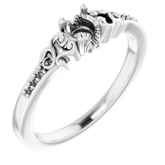 Accented Engagement Ring