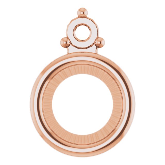 Bezel-Set Cabochon Earring Setting