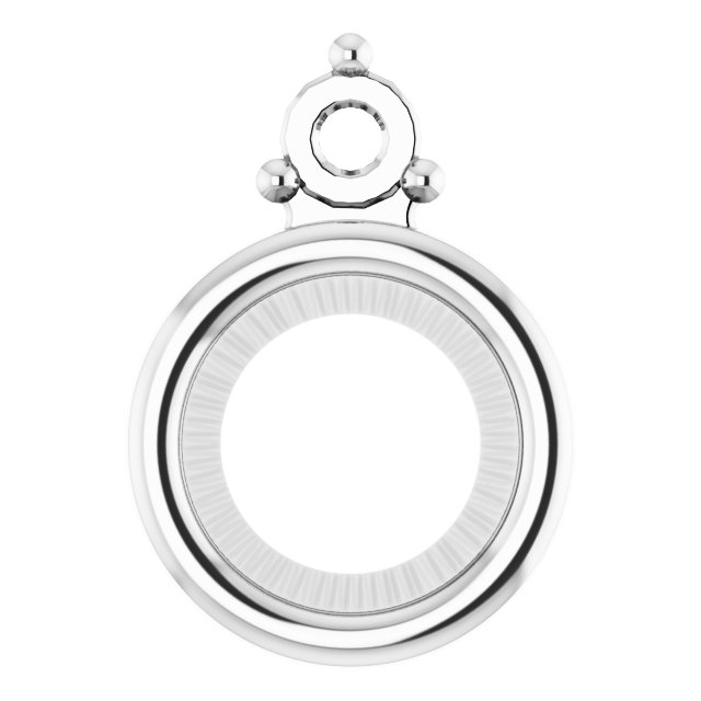 Bezel-Set Cabochon Earring Setting