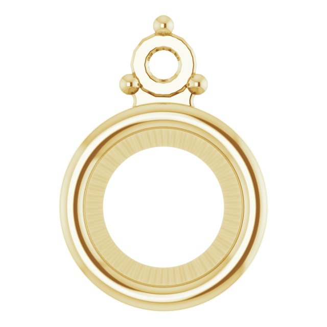 Bezel-Set Cabochon Earring Setting