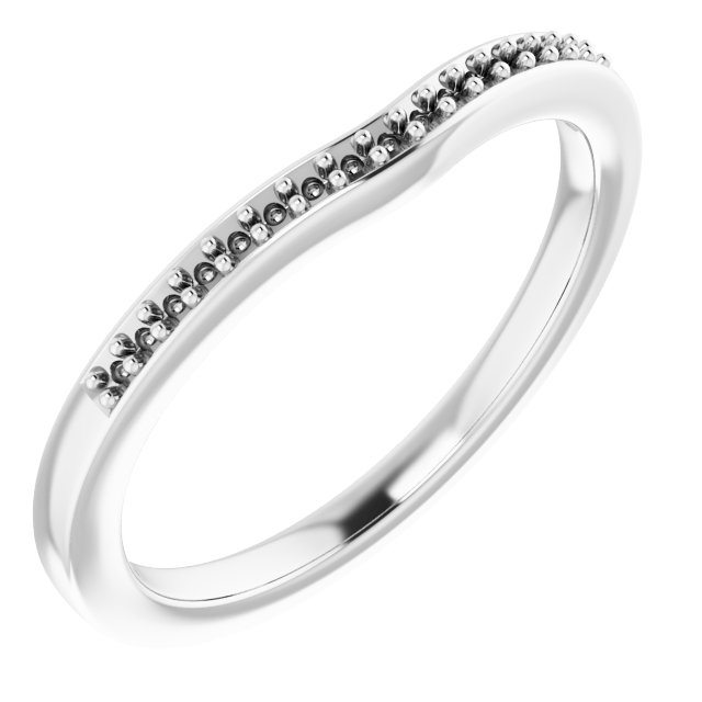 Band Mounting for 8x8 mm Square Ring