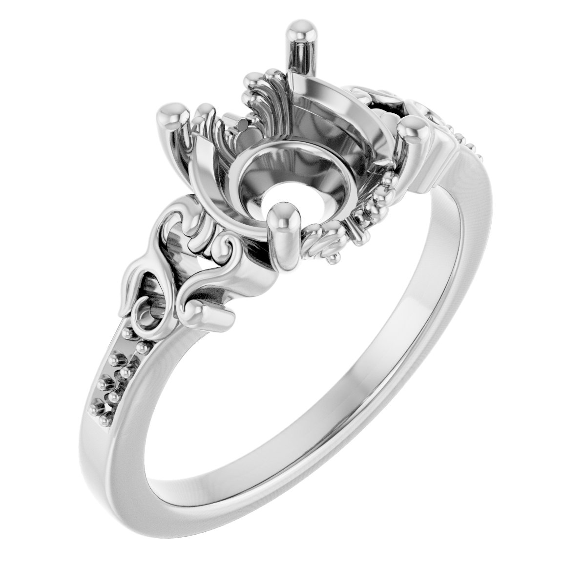 Accented Engagement Ring