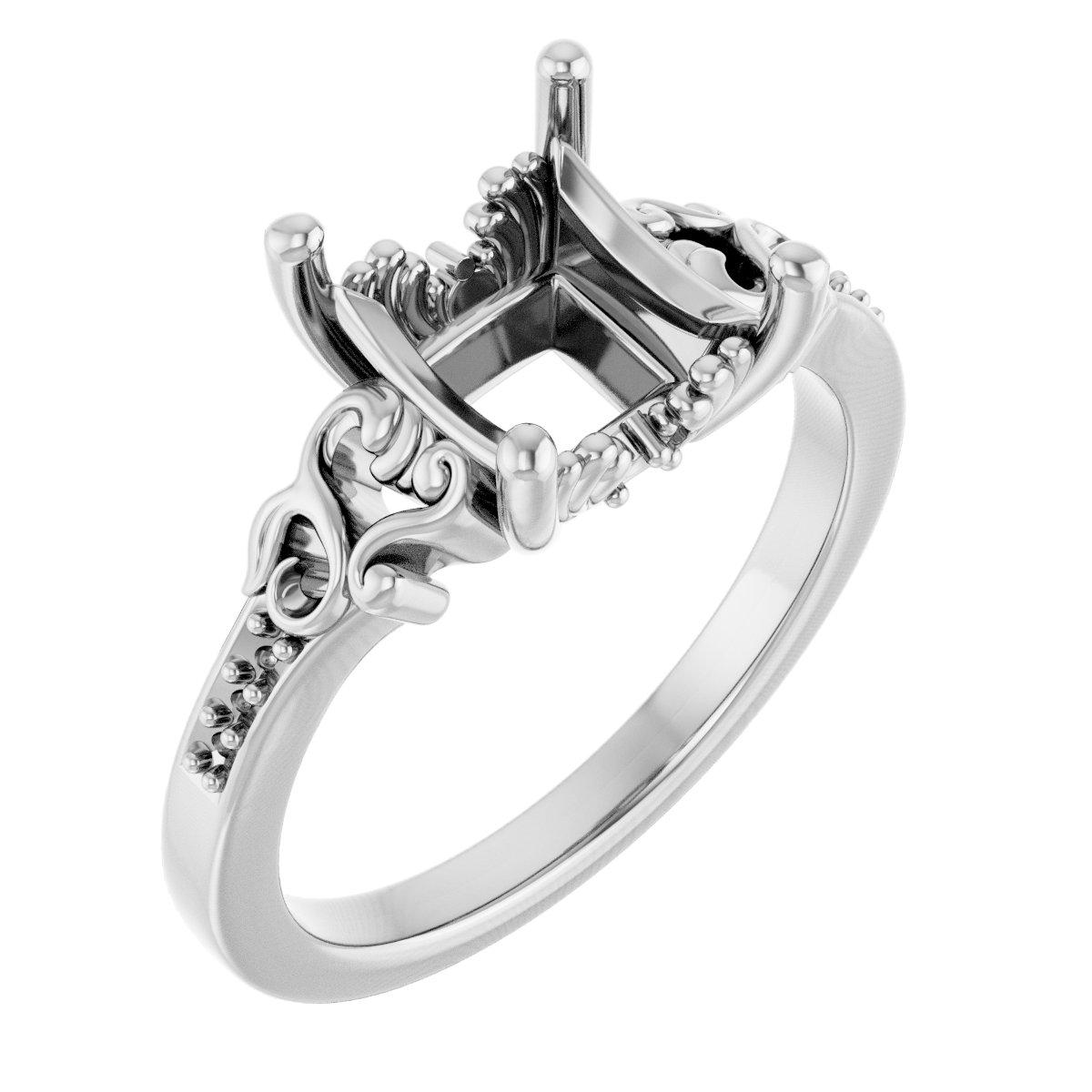 Accented Engagement Ring