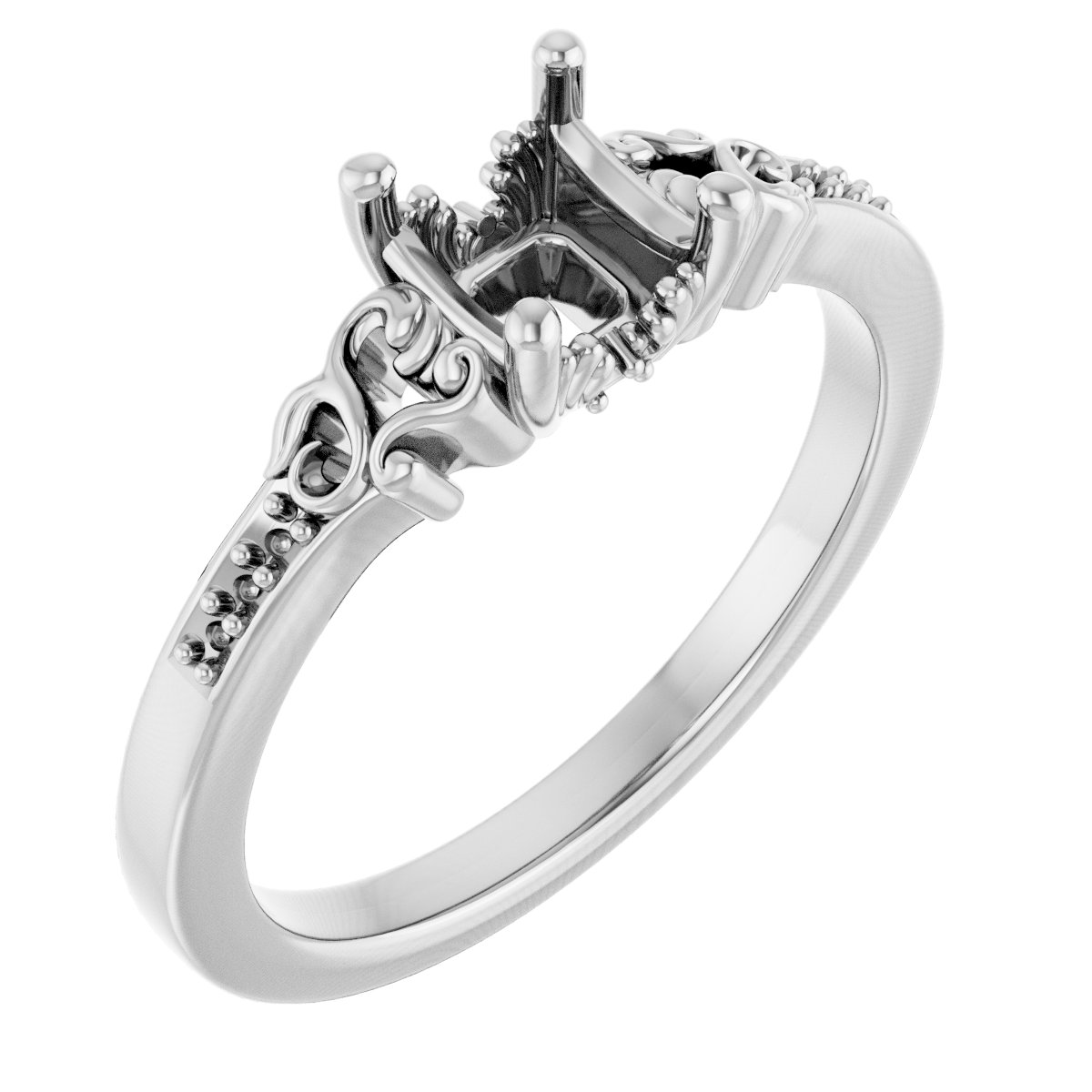 Accented Engagement Ring