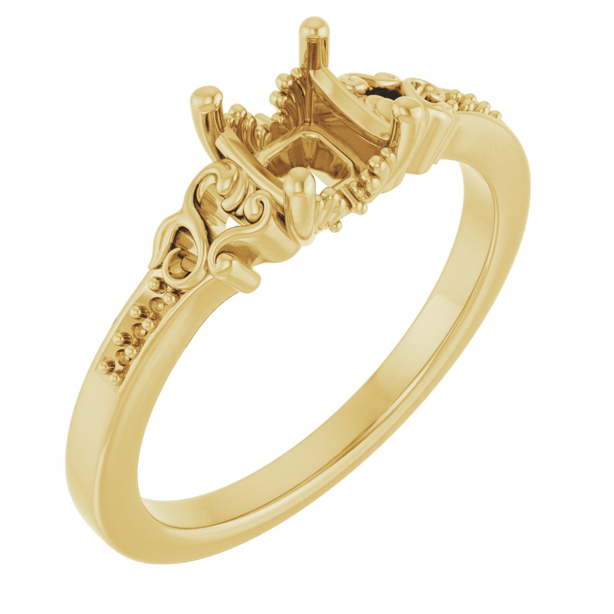 Accented Engagement Ring
