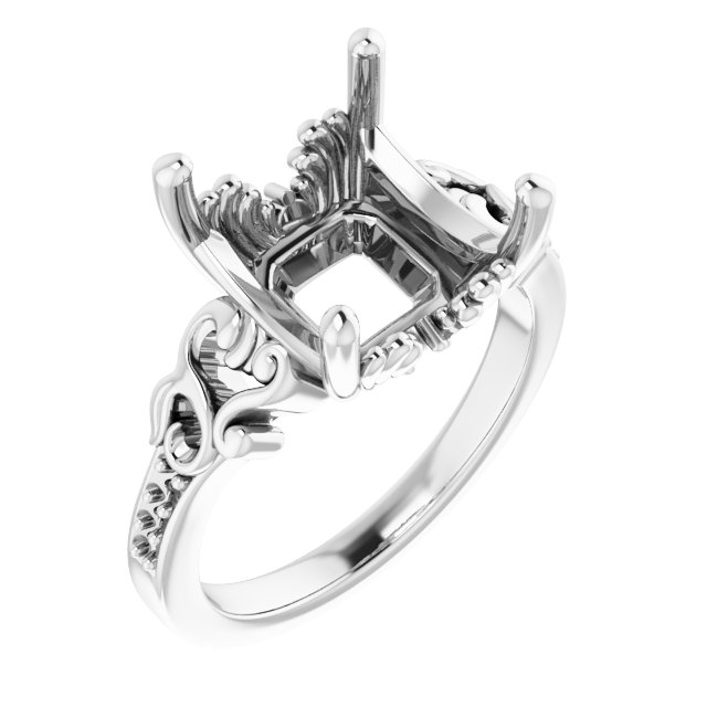 Accented Engagement Ring