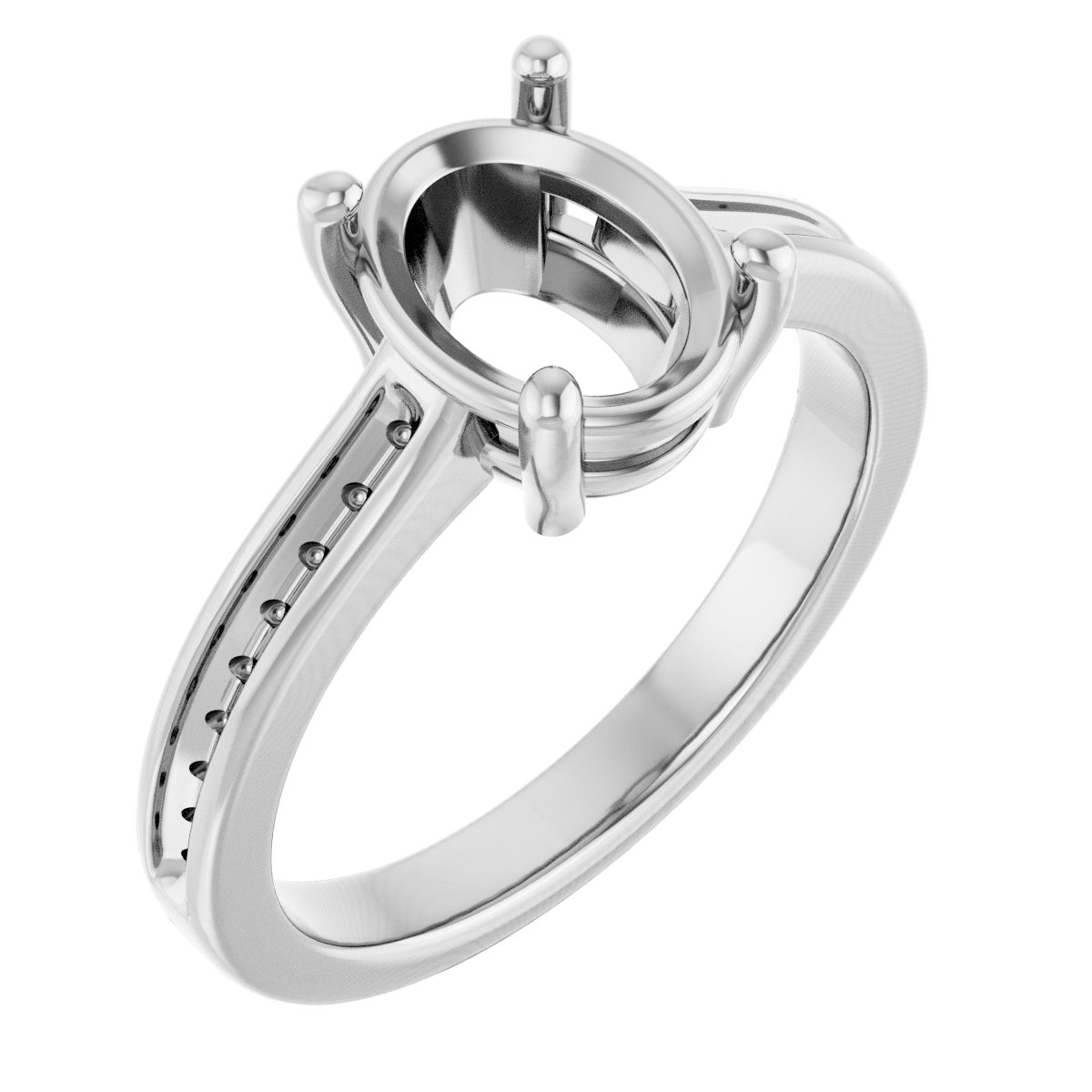 Accented Engagement Ring
