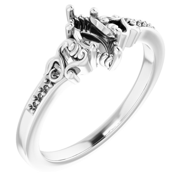 Accented Engagement Ring