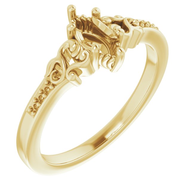 Accented Engagement Ring
